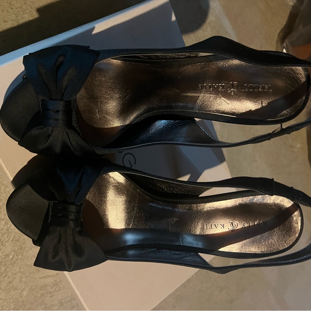 Kelly & Katie satin heels.  Only worn once, perfect condition.  Size 7